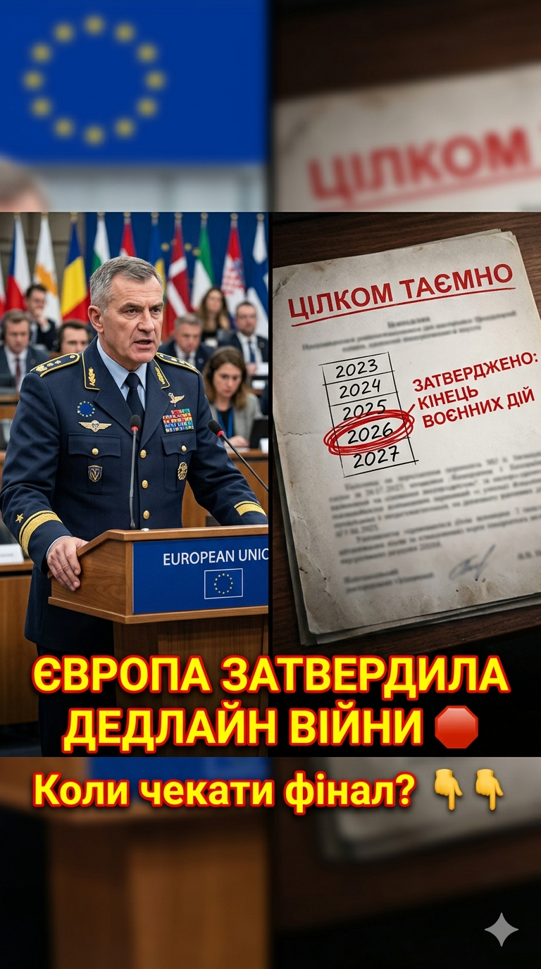 Європа затвердила дедлайн війни